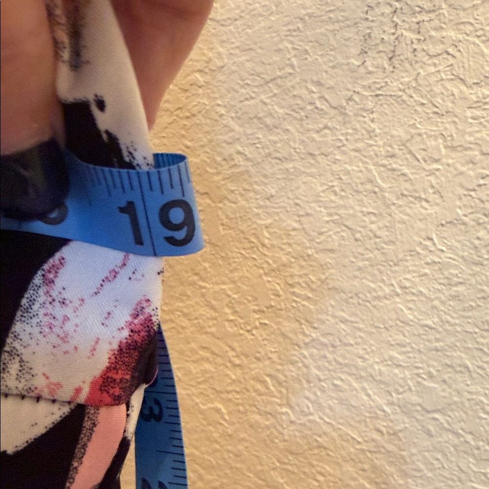 Perceptions Black and Pink Patterned Midi Dress - image 7